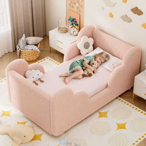 Toddler floor bed with cloud - with,