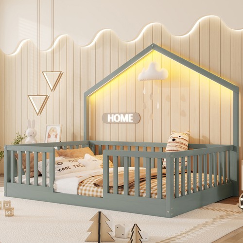 Full size floor bed fence - size, w/fence