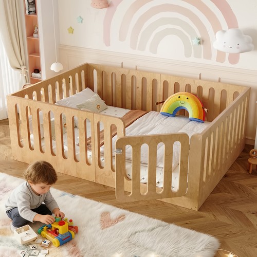 Full size floor bed - size, with