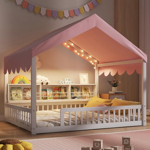 Full size montessori - floor, bed