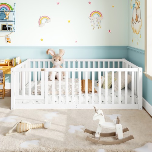 Twin floor bed for - bed, kids