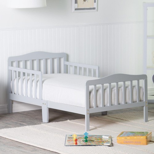 Wooden baby toddler bed - wooden,